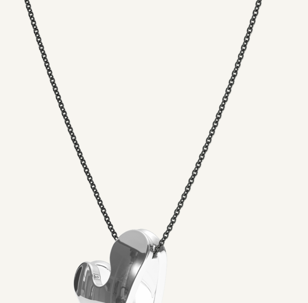 Dripping Core Grand Silver Necklace